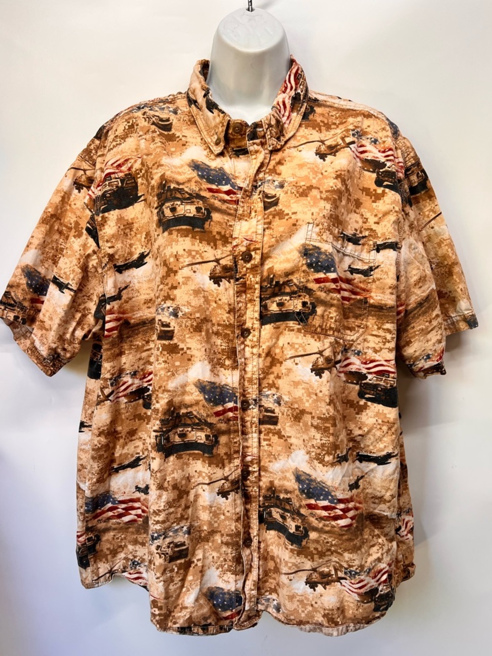 RedHead Brand Co. military-themed patriotic shirt